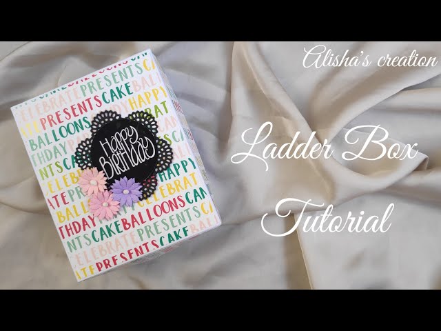 Ladder Box || DIY Ladder Box || Ladder Box Tutorial || DIY Tutorial ❤️