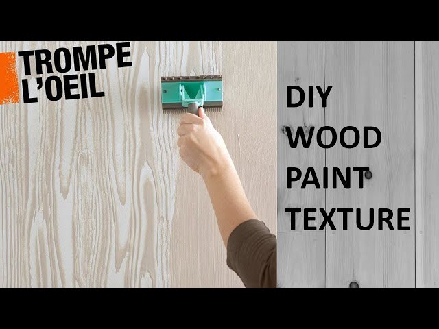 How to make  by wood texture in wall