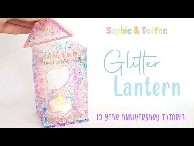 Glitter Lantern Tutorial │ Sophie & Toffee Elves Box Tutorial