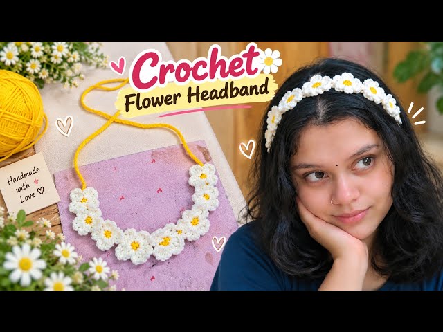 Crochet headband |crochet for beginners | Hair accessory🐻‍❄️🩷