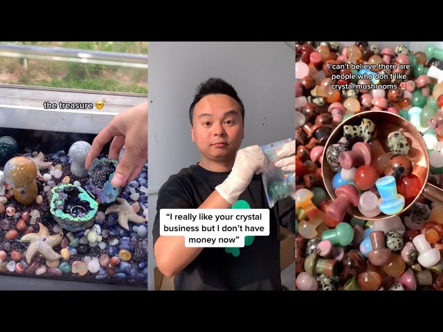Make a fish tank with crystals