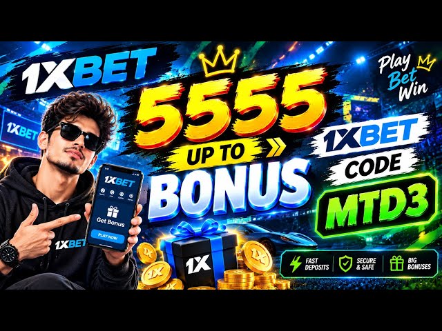 1XBET PROMO CODE / FREE BOOST 1XBET FOR REGISTRATION / PROMO CODE NEW - MTD3 / 1XBET 2026