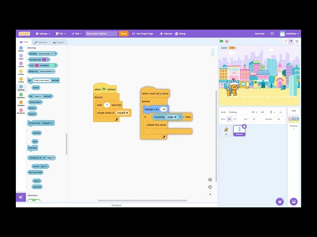 How to Make a Geometry Dash-Style Game in Scratch 🔥