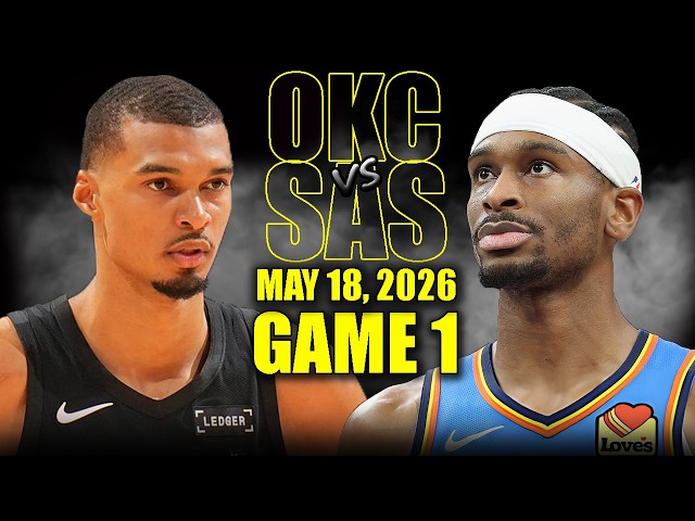 Oklahoma City Thunder vs San Antonio Spurs Full Game 1 Highlights - May 18, 2026 | NBA WCF