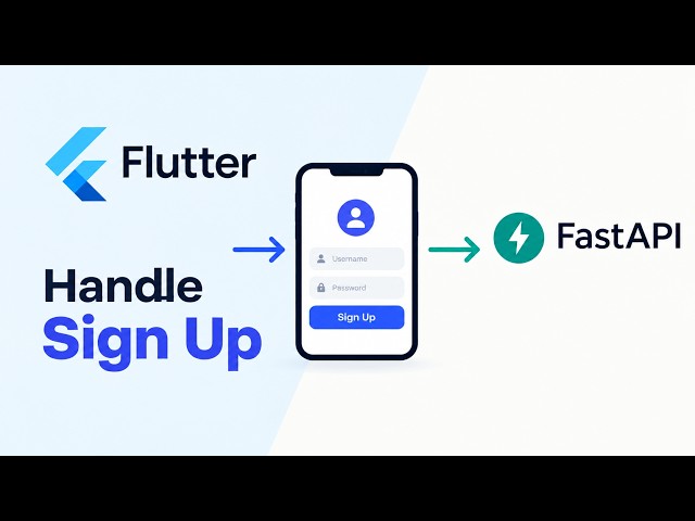 Signing Up a User with Flutter & FastAPI | Flutter + FastAPI Series #21