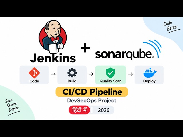 Jenkins + SonarQube CI/CD Pipeline | DevSecOps Project | 2026