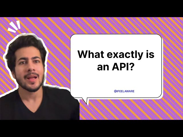 What really is an API? In simple words
