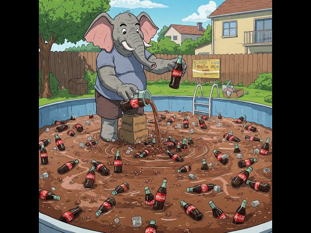The elephant that went a little too far