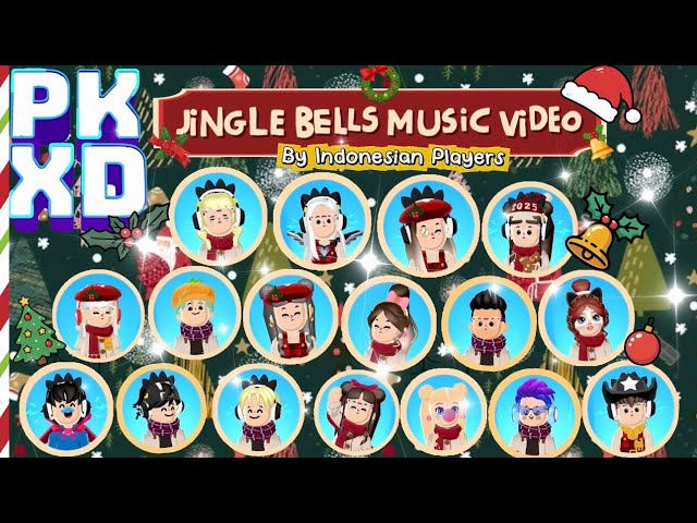 JINGLE BELLS MUSIC VIDEO WITH INDONESIAN PLAYERS🎄| REDPOWER | PK XD