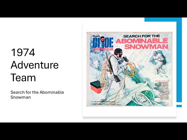GI Joe Adventure Team Search for the Abominable Snowman (Sears)