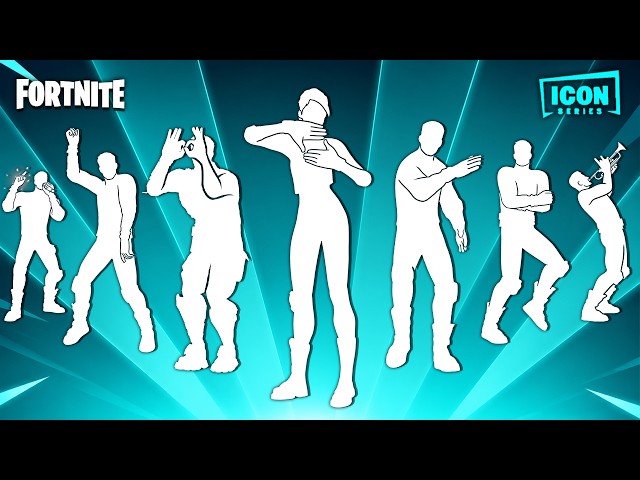 ALL ICON SERIES DANCES & EMOTES IN FORTNITE