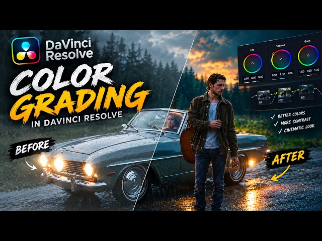 Cinematic Color Grading in DaVinci Resolve 21