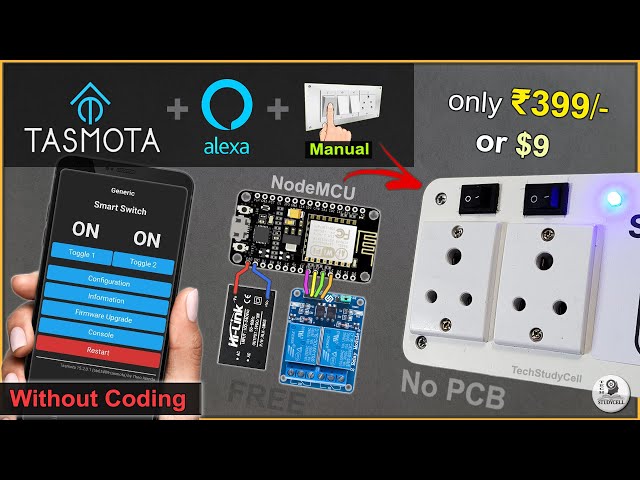 IoT Project using ESP8266 NodeMCU Tasmota Alexa | DIY Smart Plug with Voice Control 2026