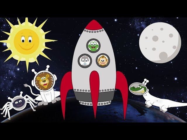 Zoom Zoom Zoom! We're going to the moon! Nursery Rhyme for babies and toddlers from Sing and Learn!