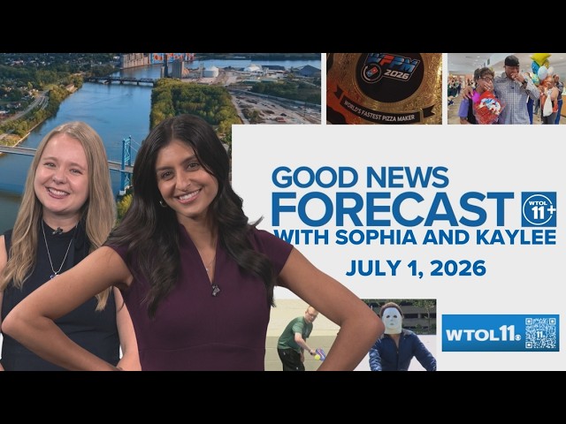 Good News Forecast: World's Fastest Pizza Maker, World Cup flagbearer and an unforgettable reunion