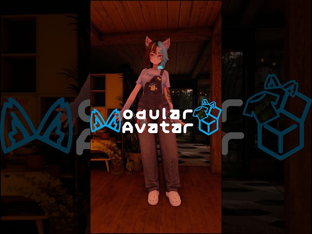 Using Modular Avatar to set up outfits! #unity #vrchat