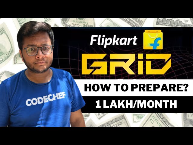 Flipkart GRID 2023 | How to Prepare | 32 Lakh CTC | Internship at Flipkart