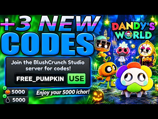 *NEW* ALL WORKING CODES FOR DANDY'S WORLD IN OCTOBER 2026! ROBLOX DANDY'S WORLD CODES