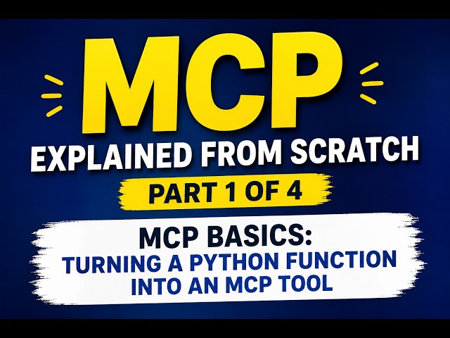 What is MCP? Building Your First MCP Server