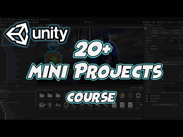 [New Course] Unity Projects 2020 - Build 20+ Mini Projects with C# & Unity