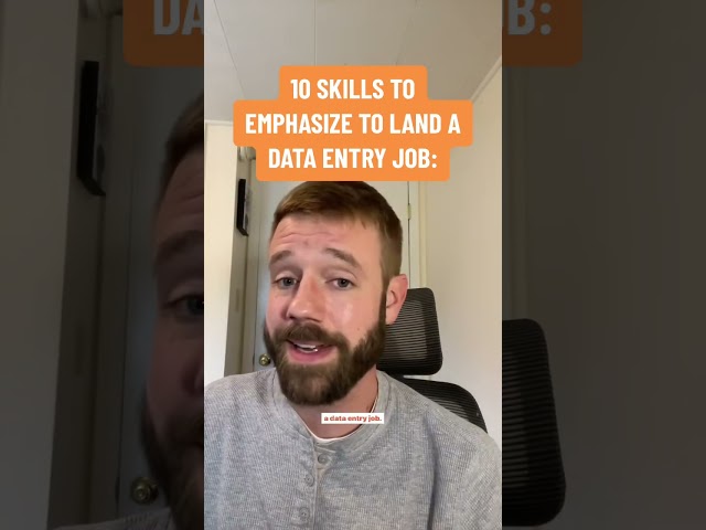 Remote Data Entry Jobs: The Secret Skills You Need to Land the Job #jobs #wfh #remotejobs #skills