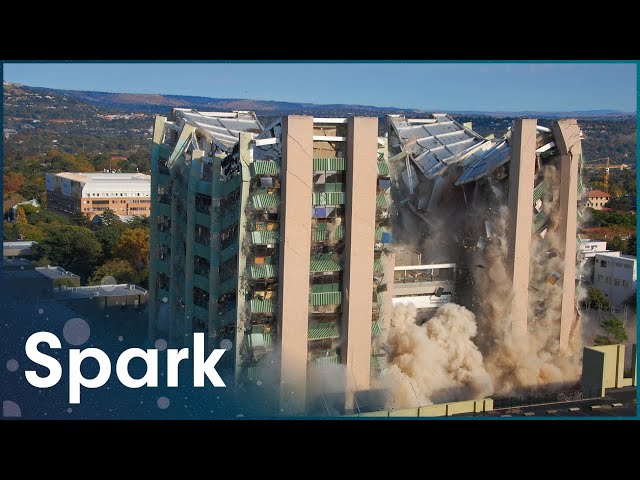 Satisfying Montage Of Controlled Demolitions To Relax/Study To | Demolition and Destruction | Spark