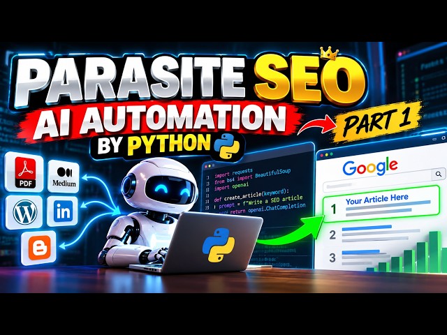 Parasite SEO AI Automation with Python | Part 1 🔥