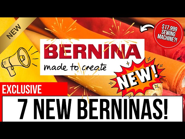 New BERNINA BLOWS UP The Entire SEWING MACHINES Market With Latest Announcement!