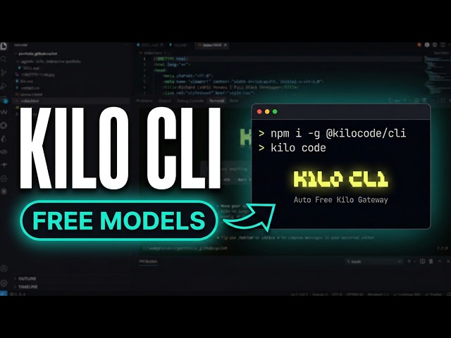 Kilo Code CLI: Use AI Coding Models for FREE