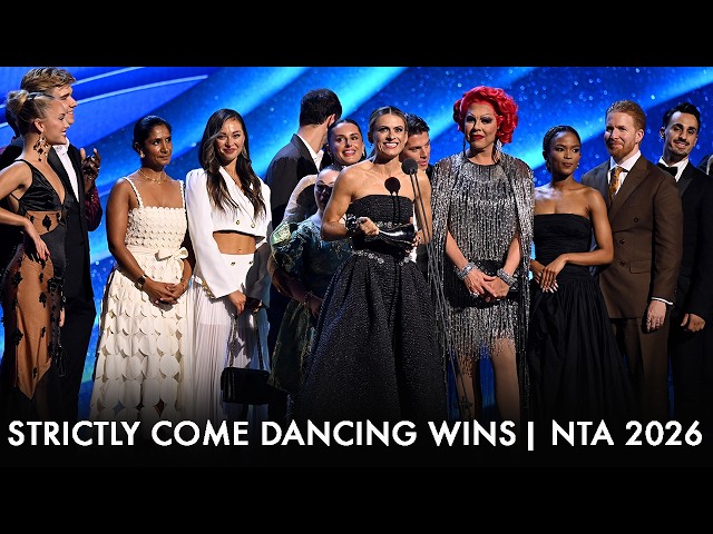 Strictly Come Dancing wins the Talent Show award at the National Television Awards 2026!