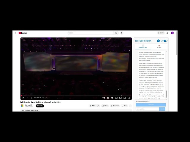 Video Summarizer with Q&A