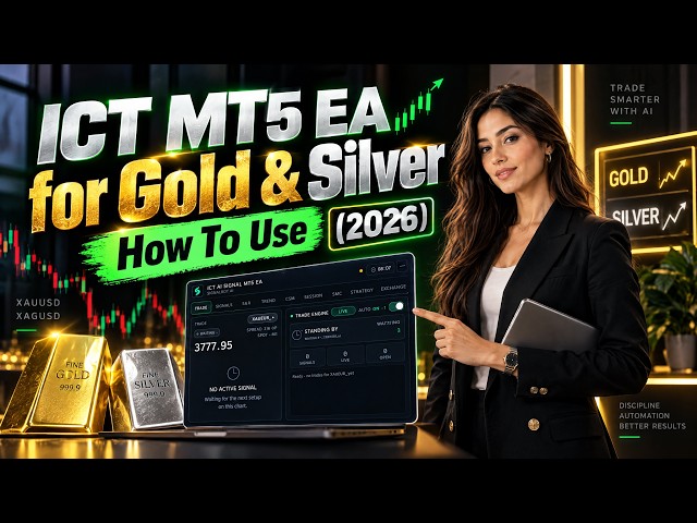 ICT MT5 EA for Gold & Silver - How To Use (2026)