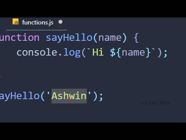 Functions In JavaScript