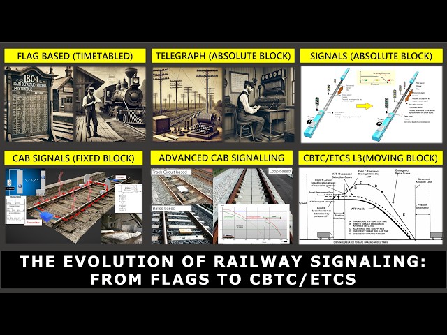 Evolution of Signaling Explained: Flags, Absolute Block, Fixed Block, to CBTC Moving Block