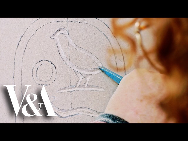 This Is How Ancient Egyptians Carved Hieroglyphs in Stone 🪨⚒️ Khufu Cartouche | How Was It Made?