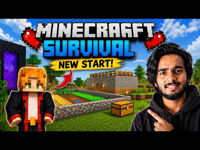 I Built My First Farm🔥 | MINECRAFT GAMEPLAY #03