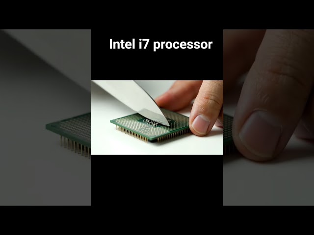 Ever wondered what happens when a microprocessor meets a razor-sharp blade? 🔪💻#explore #asmr #like