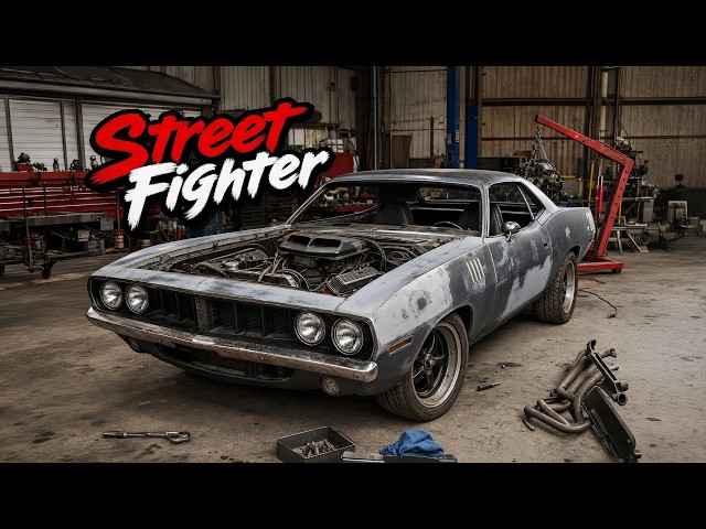 Full Build: 1971 Cuda Resto Mod From Stock To UFC Street Fighter