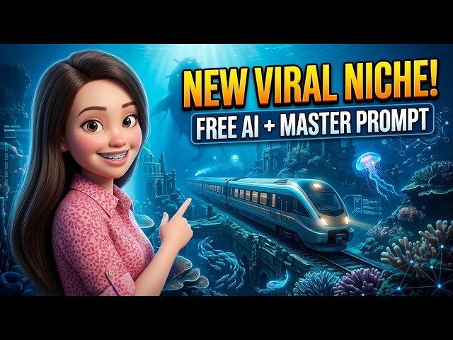 Bagong Viral AI Niche! Gumawa ng POV Train Adventure Videos FREE + Master Prompt