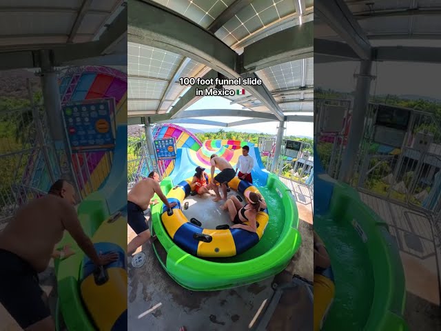 100 Foot Funnel Slide in Mexico!