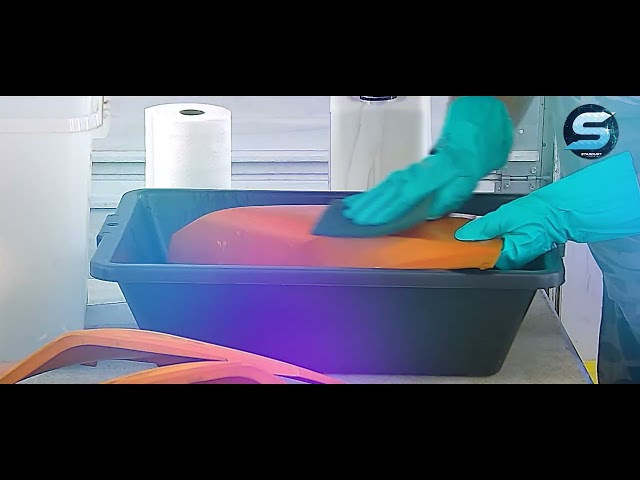 Pintura plástica: Preparación con flameado de plásticos de polipropileno y polietileno