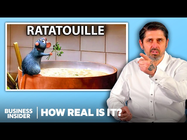 French Chef Rates 'Ratatouille' Cooking Scenes For Realism | How Real Is It? | Insider
