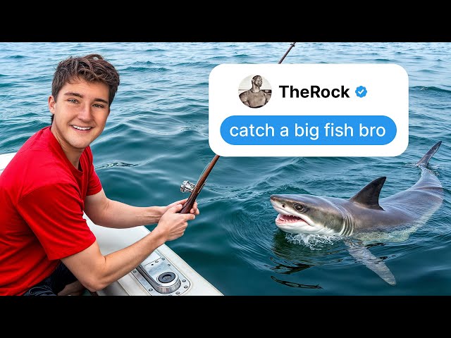 Dwayne "The Rock" Johnson Challenged Me To CATCH A Fish! (Not Clickbait)