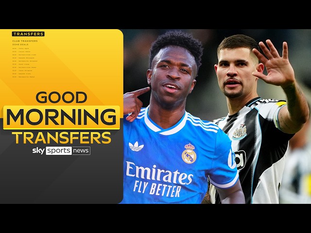 Updates on Bruno Guimaraes and Vinícius Júnior | Good Morning Transfers