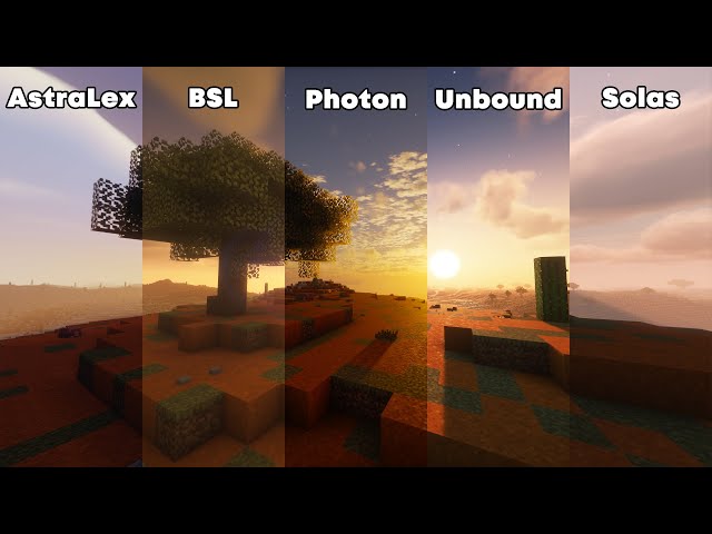 Top 5 Minecraft Shaders You Should Be Using! Photon / Complementary / BSL / AstraLex / Solas