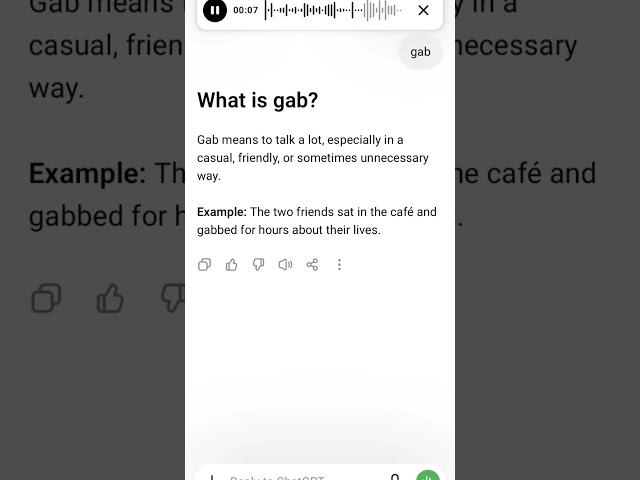 What is gab?