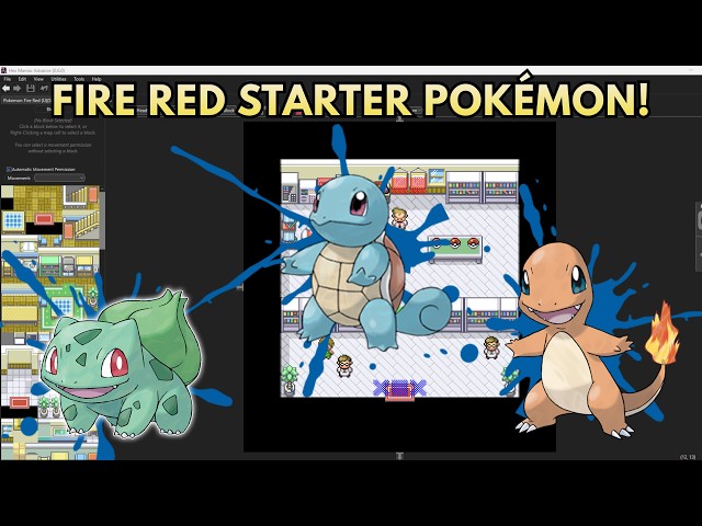 Changing your Starter Pokémon in Fire Red! Hex Maniac Advanced Tutorial.
