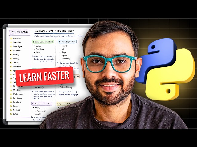 How I Would Learn Python FAST (If I Could Start Over)