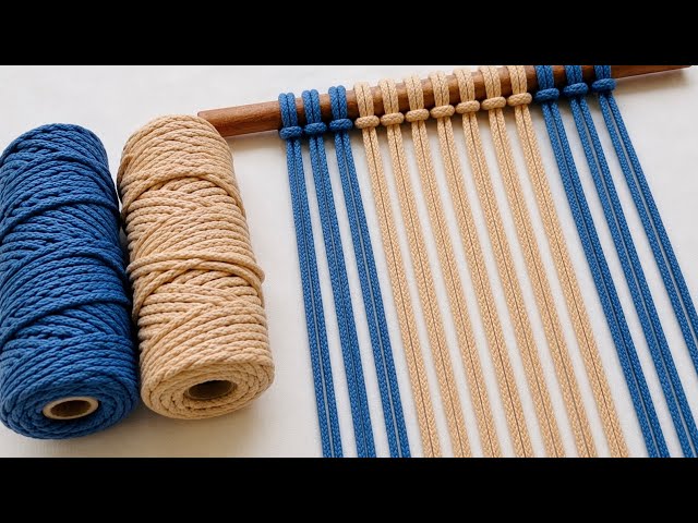 Macrame - Simple Macrame Wall Hanging -DIY Easy Macrame Plant Hanger Design Tutorial