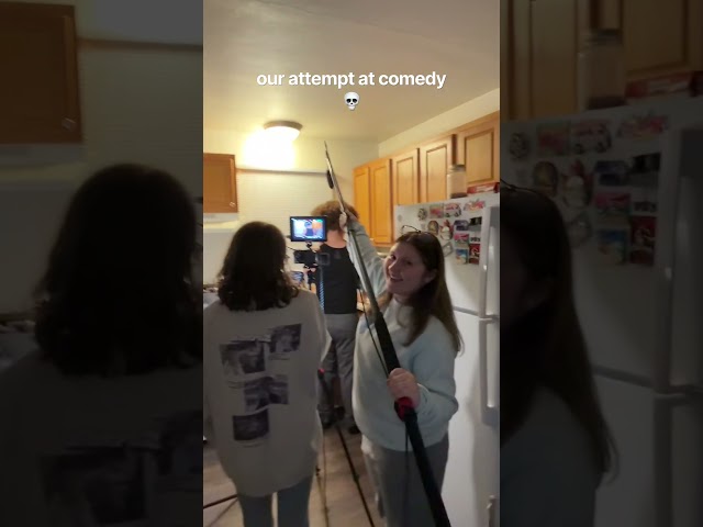 the reality of filming a comedy scene 💀
